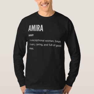 Amira är Noun An Exceptionella kvinna T Shirt