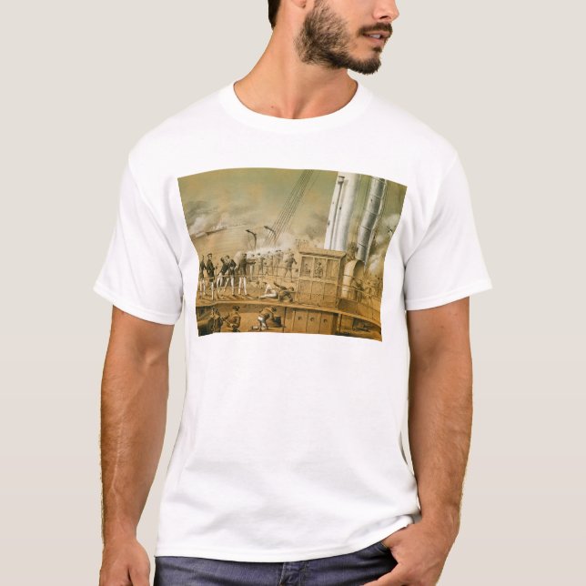 Amiral Amedee Anatole Courbet T Shirt (Framsida)