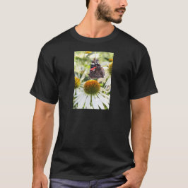 Amiral Fjäril på Blomma Tröja