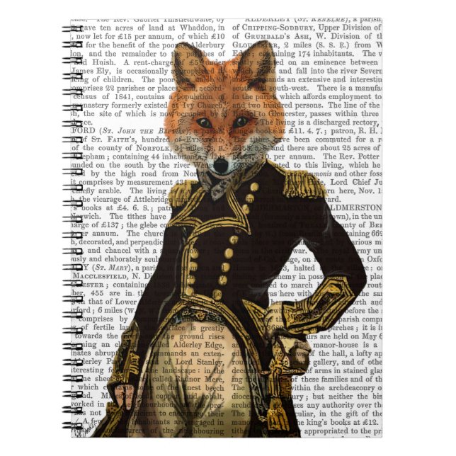 Amiral Fox Full Anteckningsbok (Framsidan)