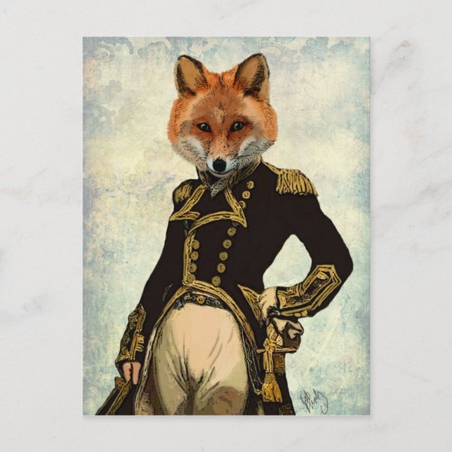 Amiral Fox Fullt 2 Vykort (Framsida)