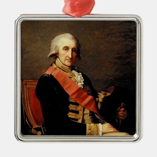 Amiral George Brydges Rodney 1791 Julgransprydnad Metall (Framsidan)