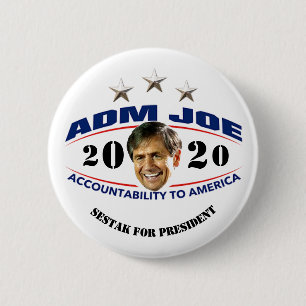 Amiral Joe Sestak för president Knapp