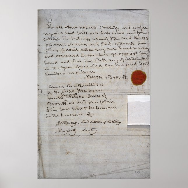 Amiral Lord Nelson Poster (Framsidan)