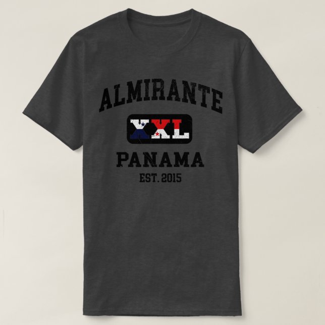 Amiral Panama XXL Atletisk design T Shirt (Design framsida)
