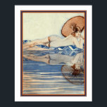 "Amiration" Art Deco-utskrift av Jacque Declerc Poster<br><div class="desc">1920-års Pariskonsthändelse Skriv ut "beundran" av Jacque Declerc-16x20</div>