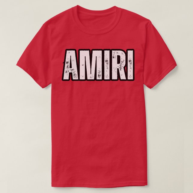 Amiri Namn Gift Birthday Helgdag årsdag 1 T Shirt (Design framsida)