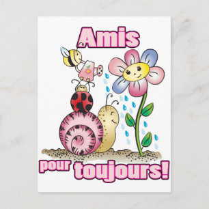 Amis pour toujours vykort