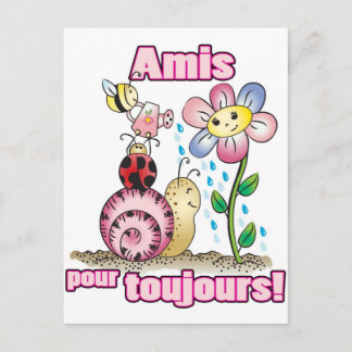 Amis pour toujours vykort