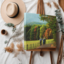 Amish Autumn Walk