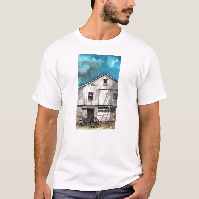 Amish Barn T-Shirt (Framsida)