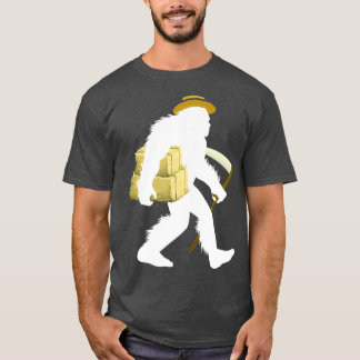 Amish Bigfoot Farmer Cryptid Farming Sasquatch T Shirt