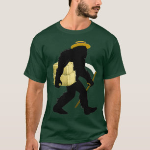 Amish Bigfoot Farming Sasquatch Farmer T Shirt