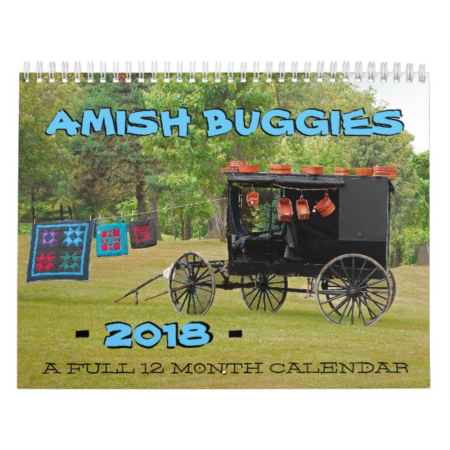 Amish Buggies 2018 Calendar Kalender (Omslag)