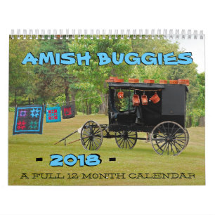 Amish Buggies 2018 Calendar Kalender
