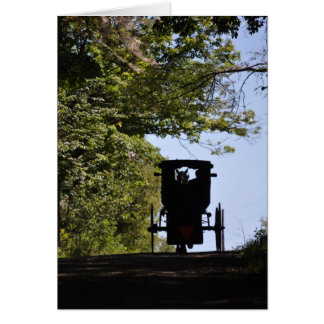 Amish Buggy-Day Silhouette OBS Kort