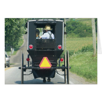 Amish Buggy Hälsningskort