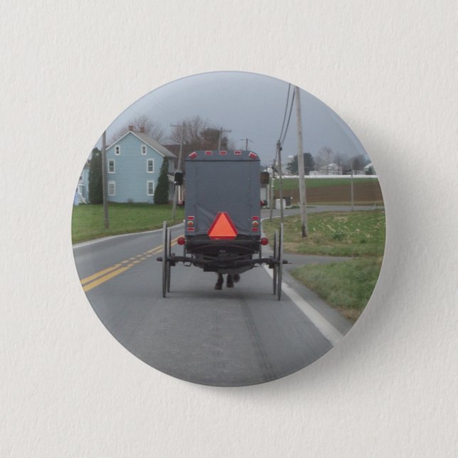 Amish Buggy Knapp (Framsida)