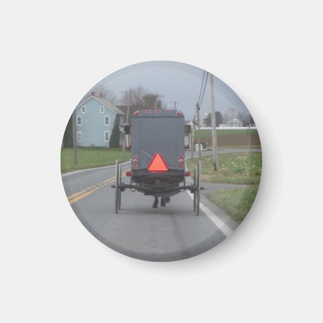 Amish Buggy Magnet (Framsidan)