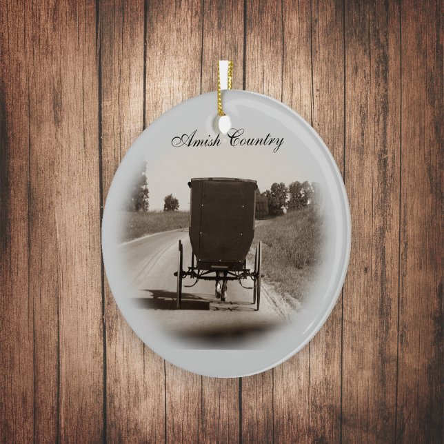 Amish Buggy Ornament (Skapare uppladdad)