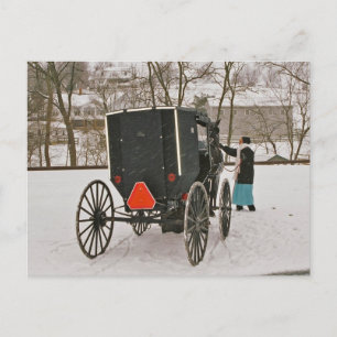 Amish Buggy-Postcard Vykort