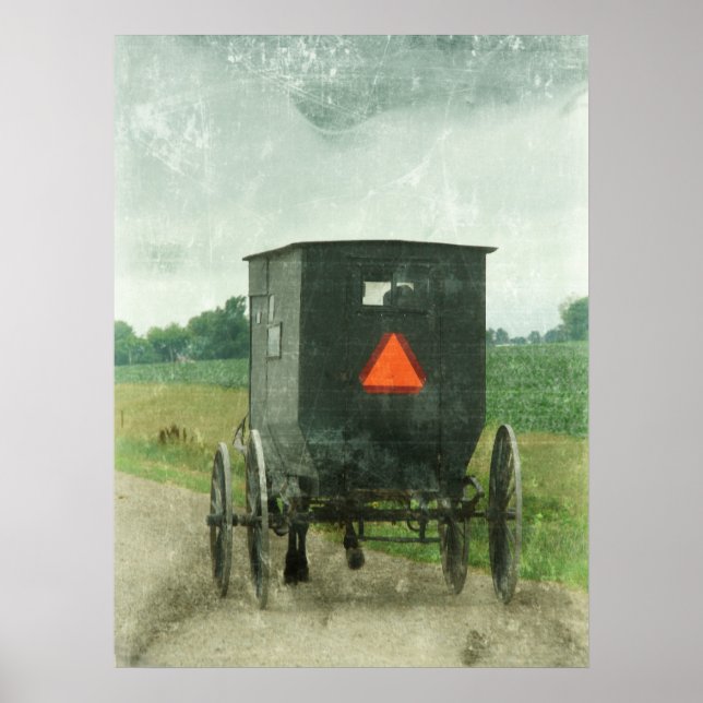Amish Buggy Poster (Framsidan)