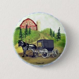 Amish Buggy Returning Knapp