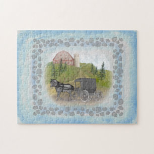 Amish Buggy Returning Pussel