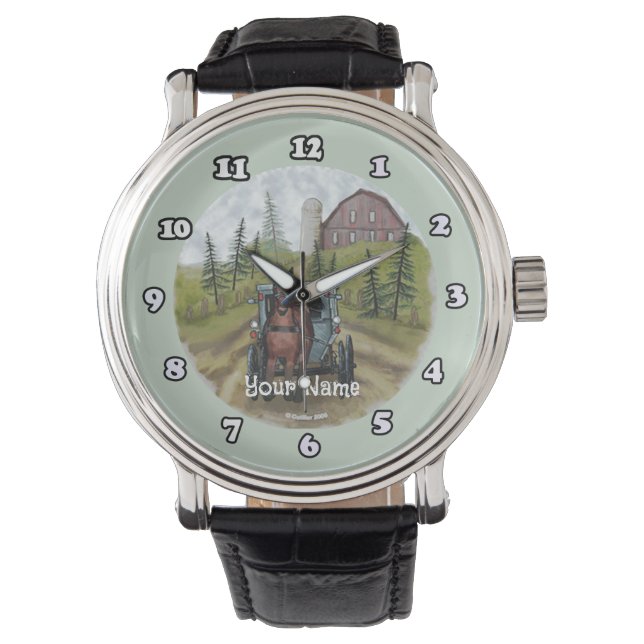 Amish Buggy Town Day watch Armbandsur (Framsida)