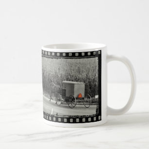 Amish Buggymonokrom Kaffemugg