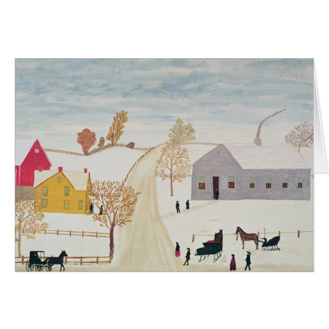 Amish by hälsningskort (Framsidan Horizontal)
