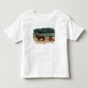 Amish Country enkla människor inom jordbruk med T-shirt