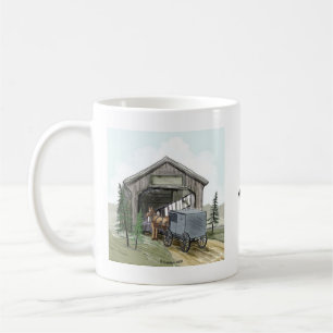 Amish Covered Bridge Kaffemugg