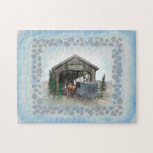 Amish Covered Bridge Pussel