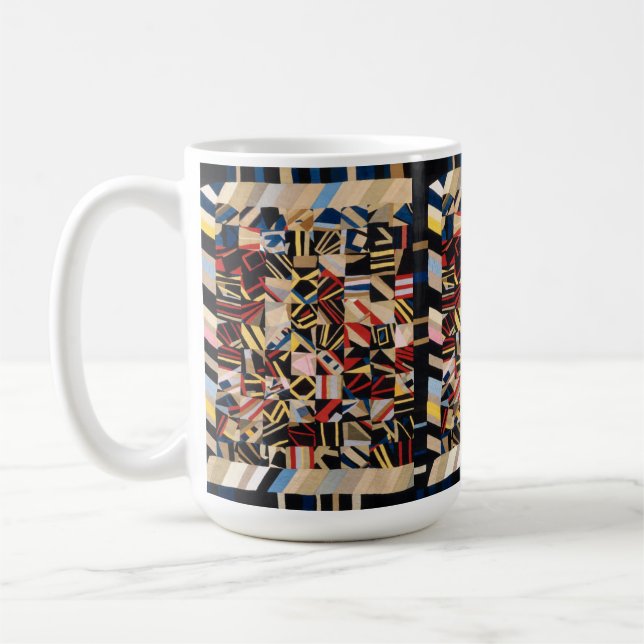 Amish Crazy Quilt från Lydia Beachy Kaffemugg (Vänster)