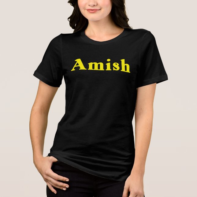 Amish Dam T Shirt (Framsida)
