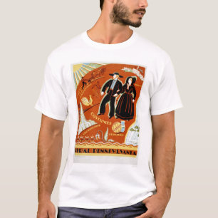 Amish dräkttradition 1938 WPA T-shirt