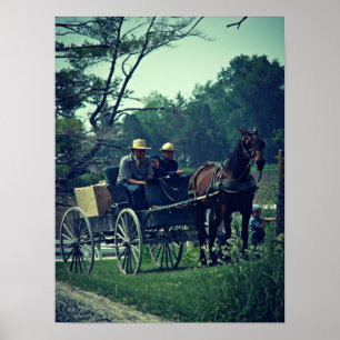 Amish familj poster