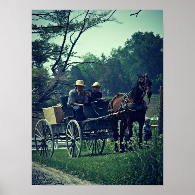 Amish Family Poster (Framsidan)