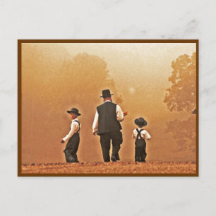 Amish Far & Sons vykort