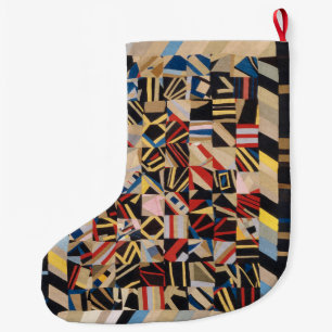 Amish galen quilt stor julstrumpa