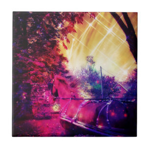 Amish Horse and Buggy, Space Edit Kakelplatta