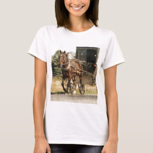 Amish Horse and Buggy Tee Shirt