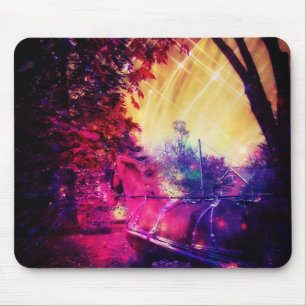 Amish Horse and Buggy Trippy Colorful Digital Art Musmatta