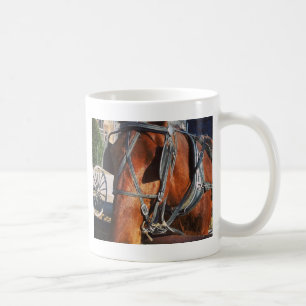 Amish Horse Kaffemugg