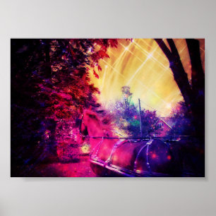 Amish Horse Roligt Poster