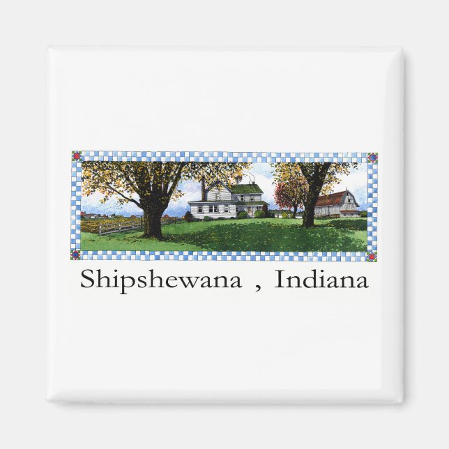 Amish House Shipshewana Indiana Magnet (Framsidan)