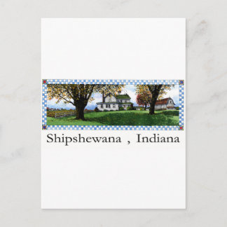 Amish House Shipshewana Indiana Vykort