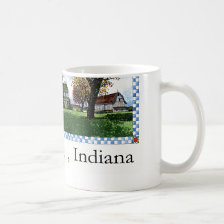 Amish hus Shipshewana Indiana Kaffemugg
