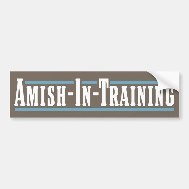Amish-I-Utbildning Bildekal (Framsidan)